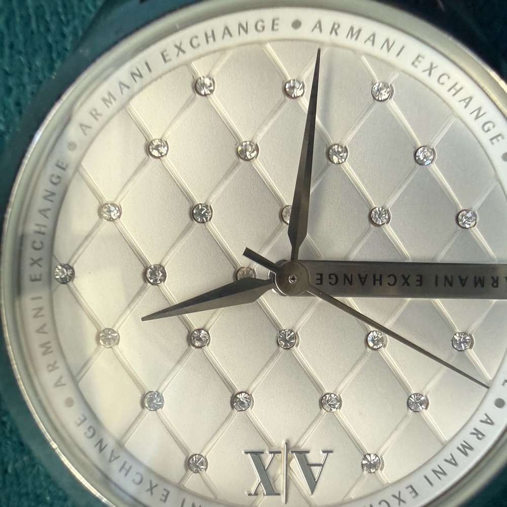 Armani Exchange Silver and Black Smartwatch - Picture 4 of 6
